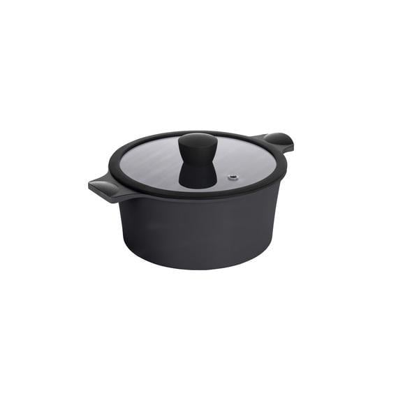 Кастрюля Ringel Zitrone RG-2108-24/1 BL-R 4,2 л 24 см Black (111662)