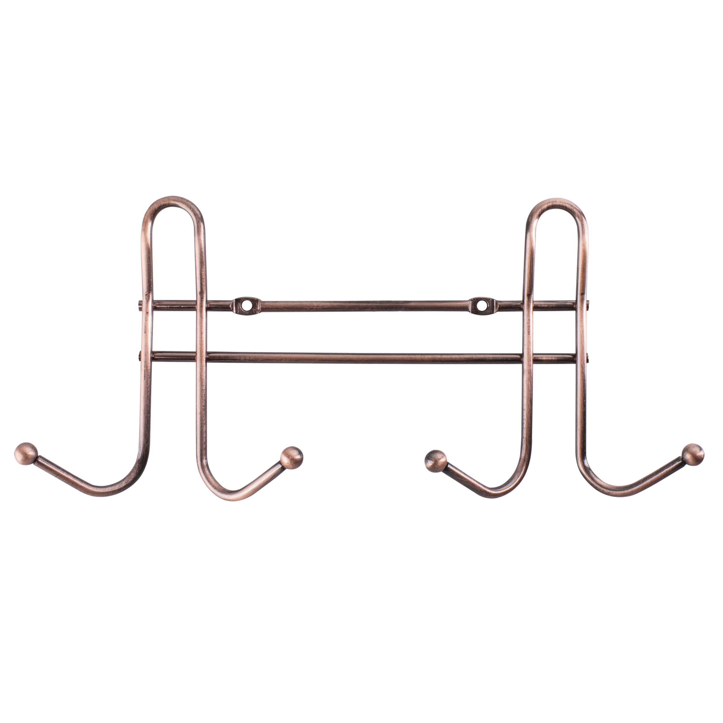 Вешалка настенная AWD interior на 4 крючка 28,6х3,3х12,8 cм (AWD02091715)