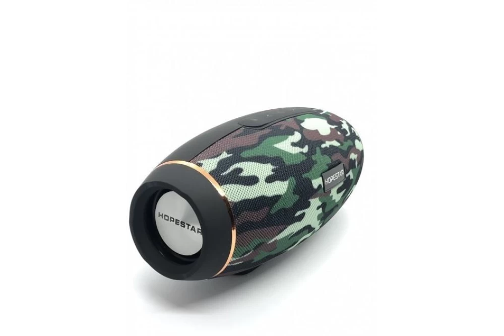 Колонка бездротова портативна HOPESTAR H20 Bluetooth Camouflage (373785) - фото 3