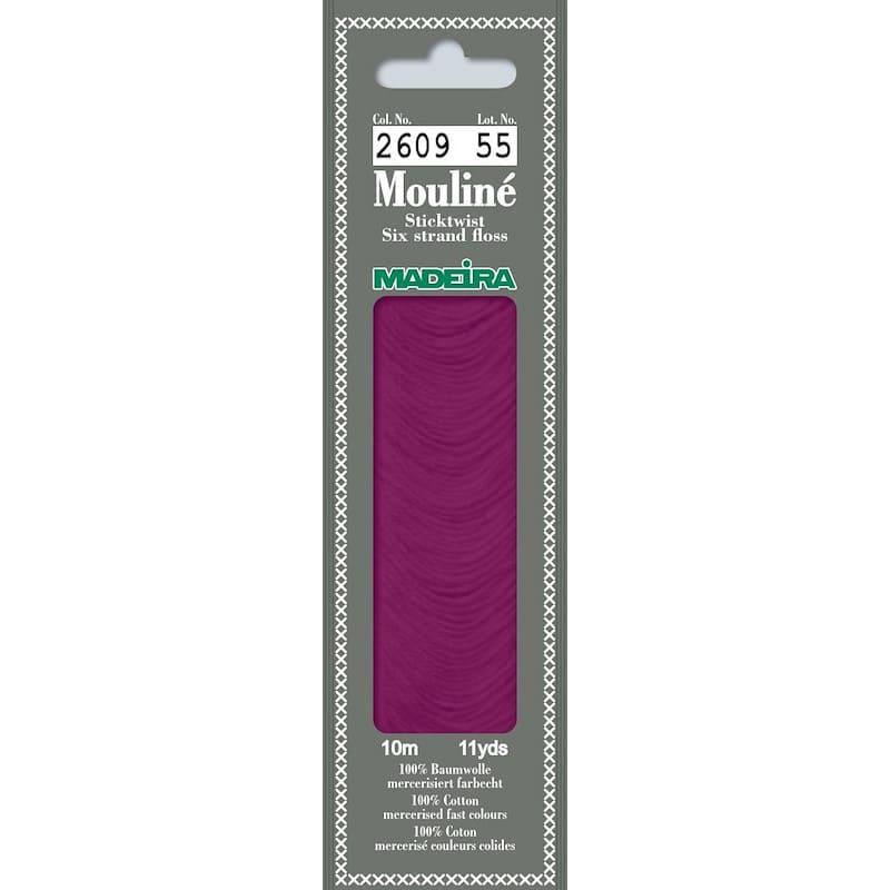 Нитки 2609 Mouline Рожево-ліловий Нитки 2609 Mouline Рожево-ліловий