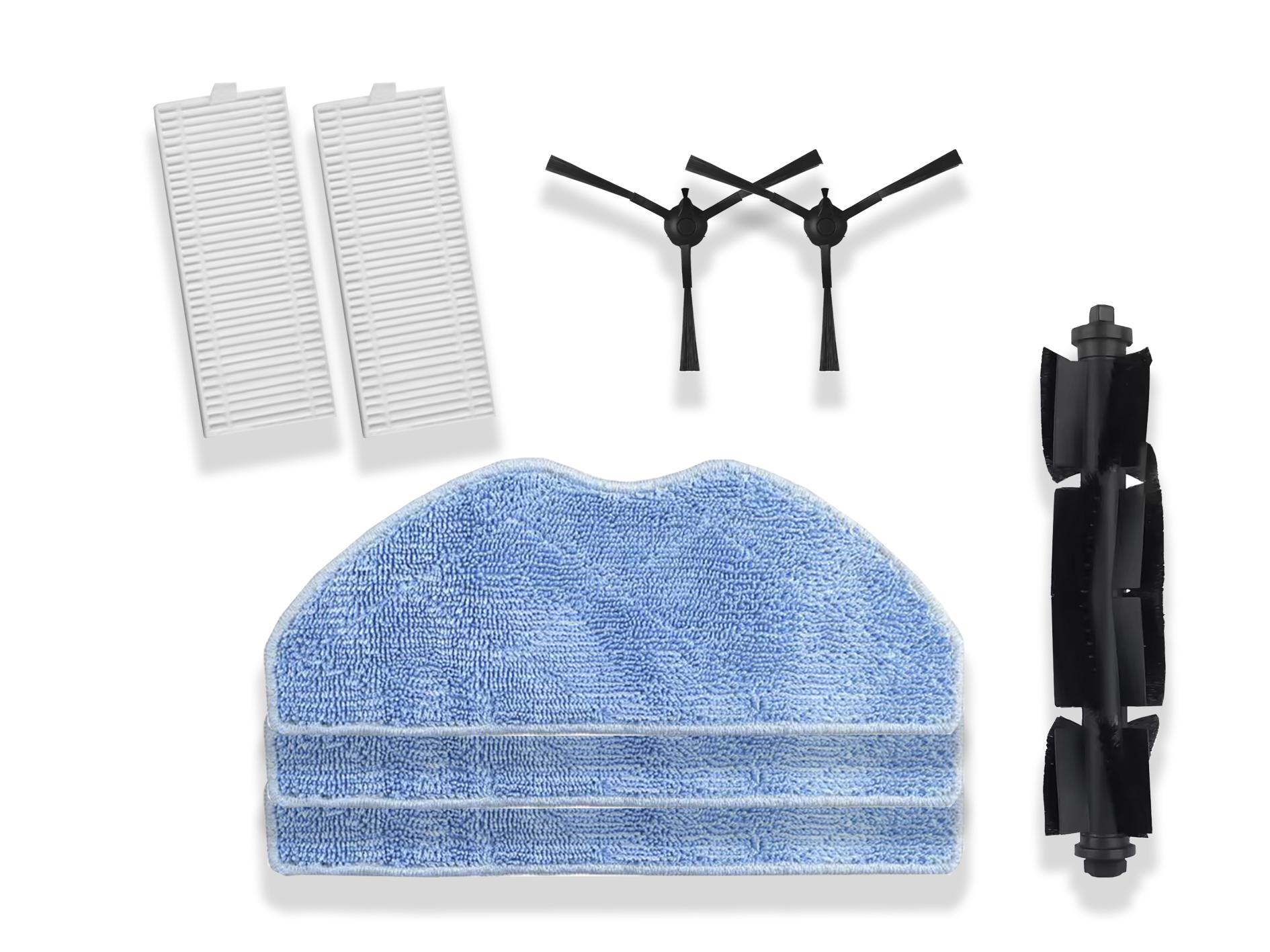 Набор сменных аксессуаров совместимых с роботом-пылесосом Rowenta X-Plorer S135/S135+/S140/S140+ 8 шт. (2196)