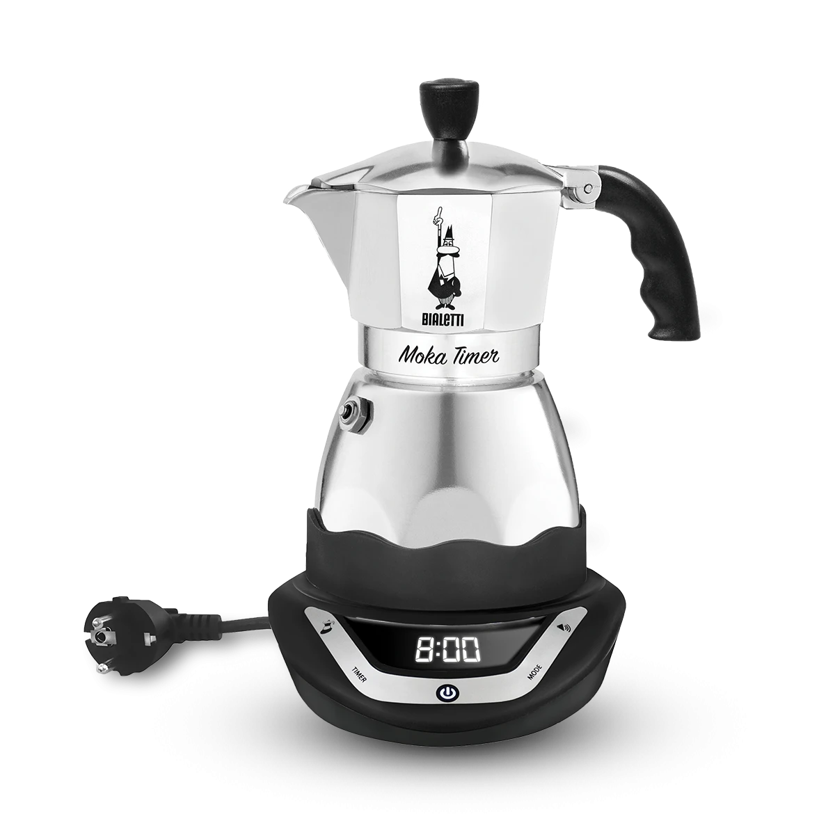 Гейзерна кавоварка Bialetti Moka Timer 3 чашки (0006092)