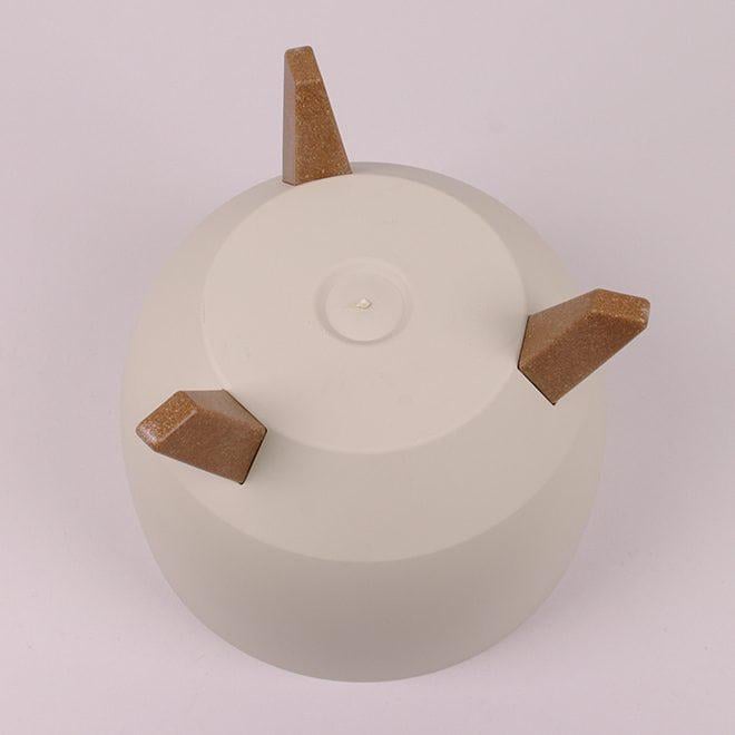 Горщик пластмасовий Flora Миска Roma ECO 24 см Бавовна (81321) - фото 3