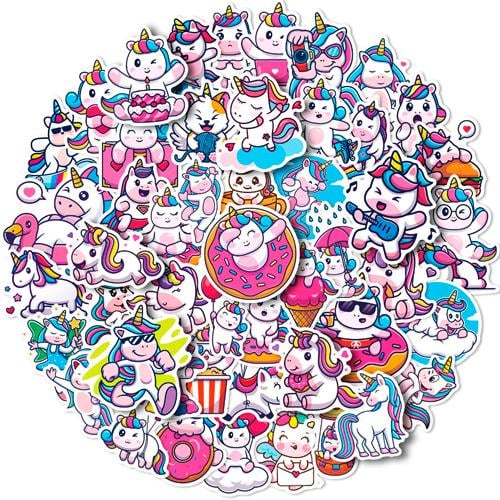 Набор наклеек Единорожка Unicorn 50 шт.