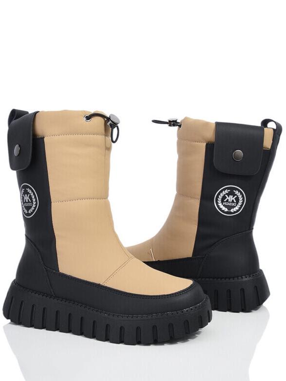 Дутики на вовні Kimbo FGN24124-3T р. 36 Бежевий