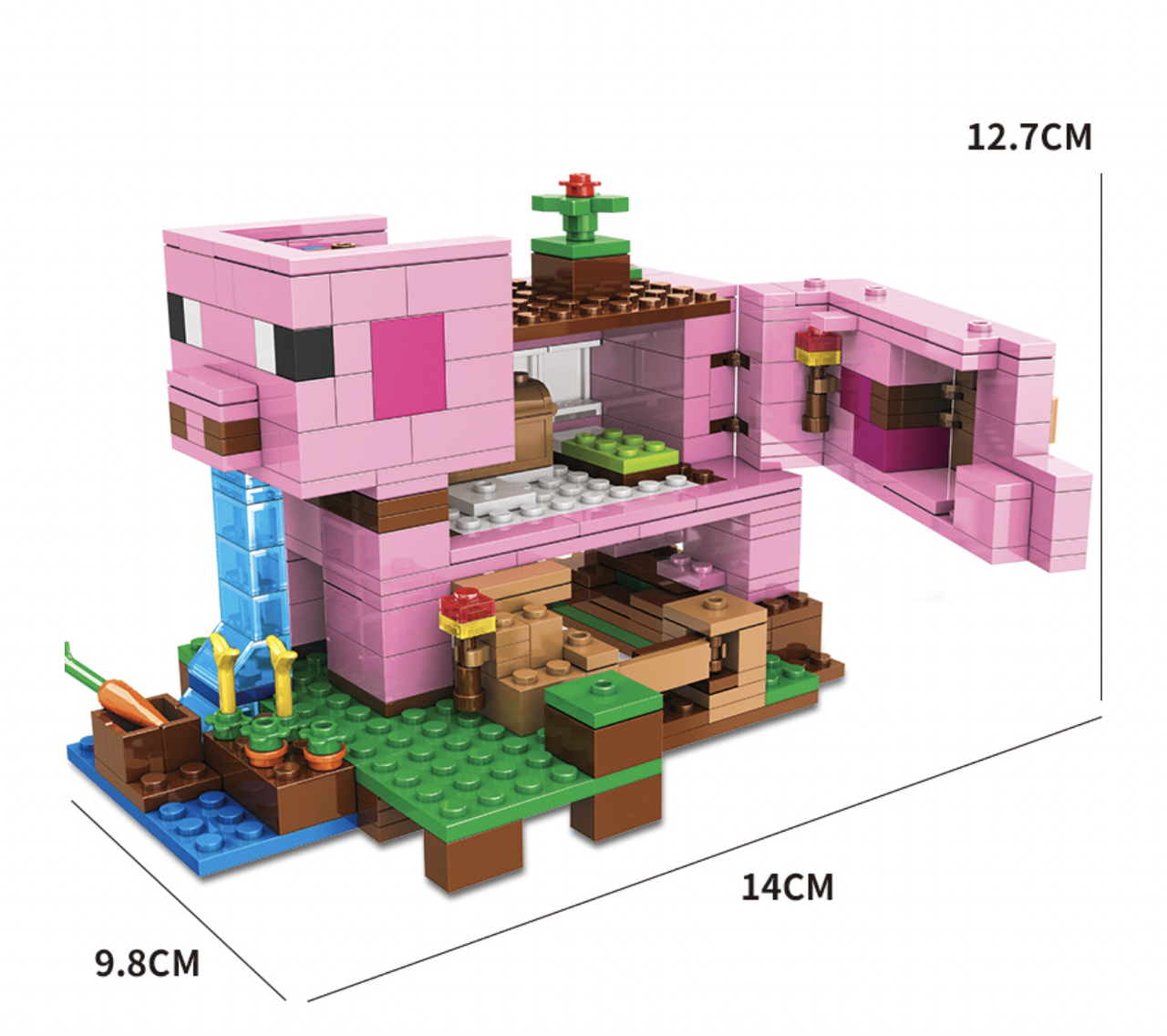 Конструктор My World Будинок-свиня 387 деталей (AA8004) - фото 3 Конструктор My World Будинок-свиня 387 деталей (AA8004) - фото 3