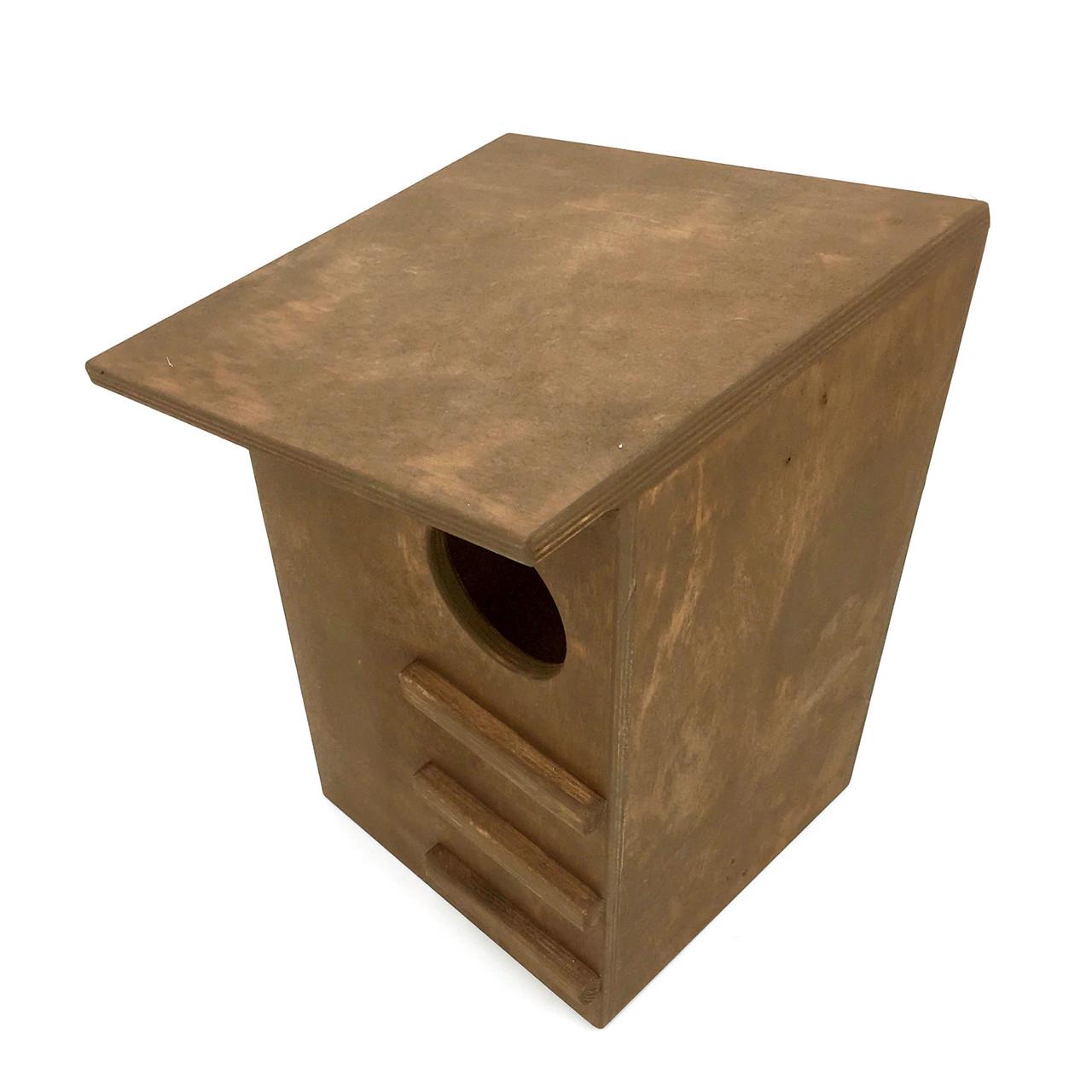 Домик для белок из дерева Пекан Капучино (ДДБ-000609) - фото 4 Домик для белок из дерева Пекан Капучино (ДДБ-000609) - фото 4