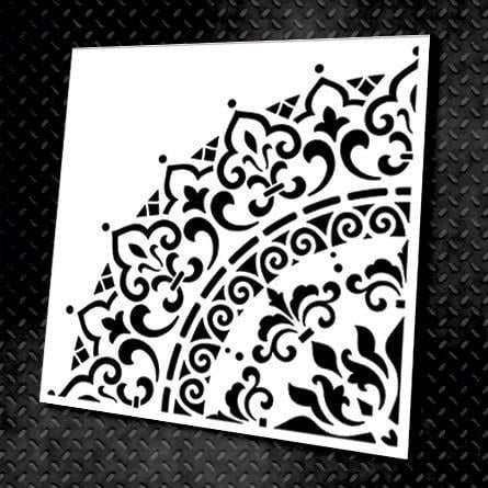 Трафарет многоразовый DFA Круглый узор 53 для штукатурки и краски (С00053) Трафарет многоразовый DFA Круглый узор 53 для штукатурки и краски (С00053)