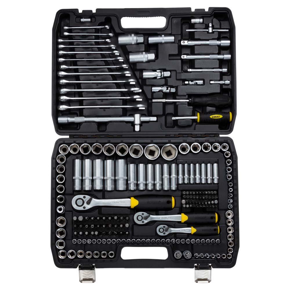 Набір торцевих насадок з бітами Sigma 1/4" & 3/8" & 1/2" 216 шт. CrV (6003841) - фото 3 Набір торцевих насадок з бітами Sigma 1/4" & 3/8" & 1/2" 216 шт. CrV (6003841) - фото 3