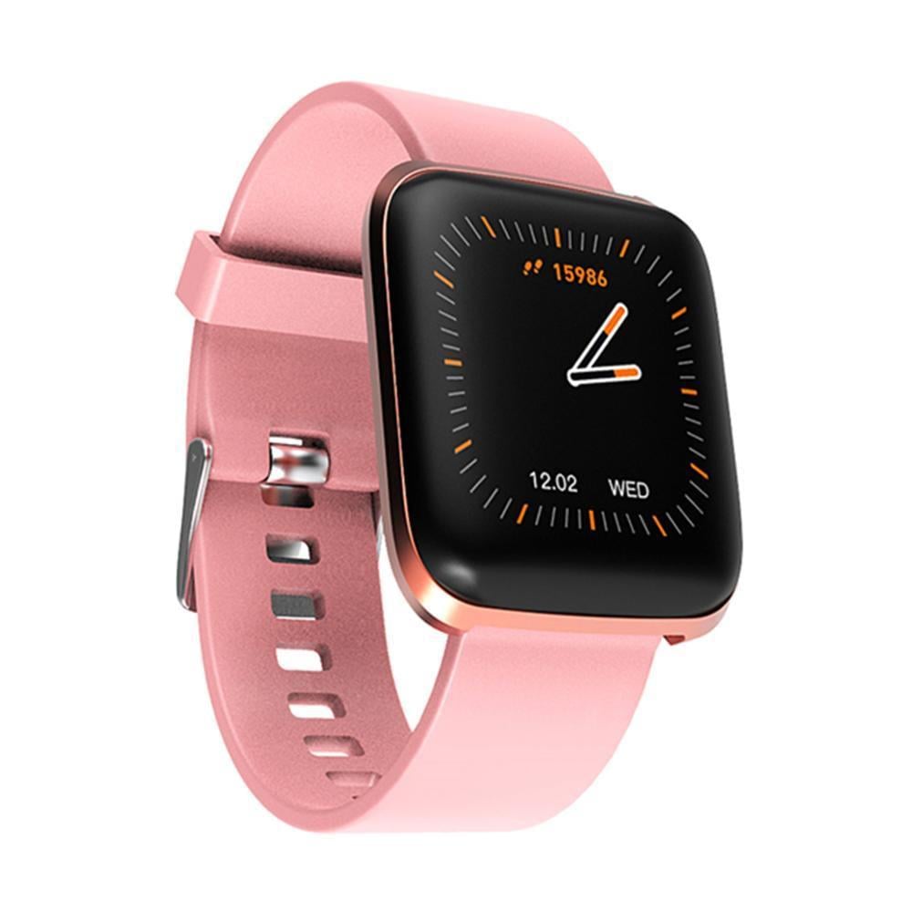 Смарт -часы Ukc Smart W5 браслет Розовый