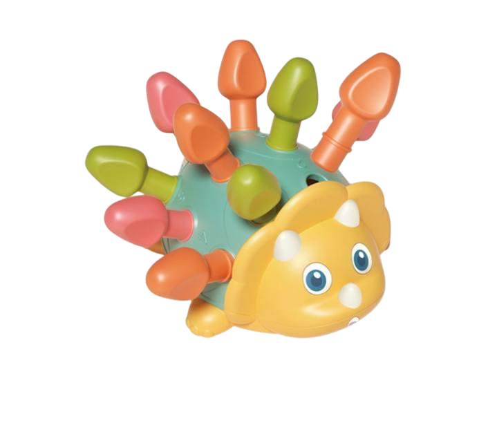 Детская развивающая игра по методике Монтессори сортер ТехноК 219 Динозаврик на колесах (1714972120)