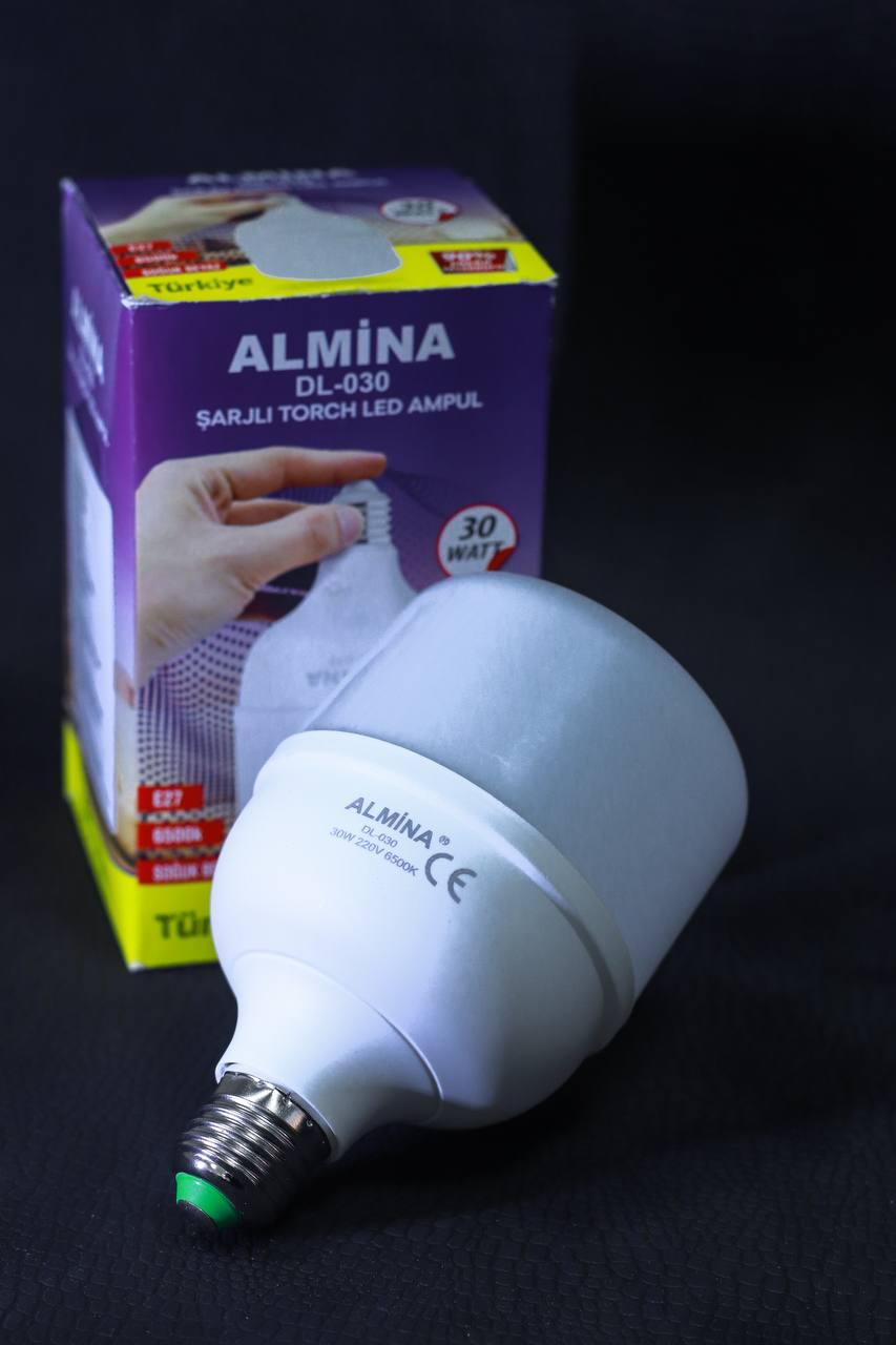 Лампочка аккумуляторная Almina 30W 3-4 часа автономной работы (8223) - фото 4 Лампочка аккумуляторная Almina 30W 3-4 часа автономной работы (8223) - фото 4