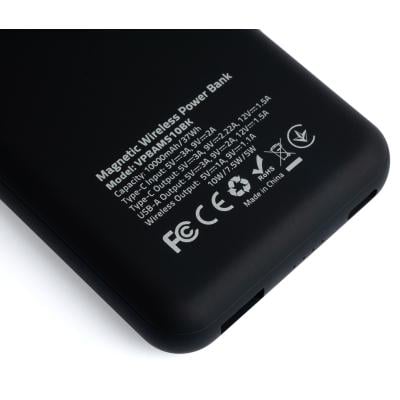 Повербанк Vinga 10000 mAh Wireless Magnetic QC/PD (VPBAMS10BK) - фото 3