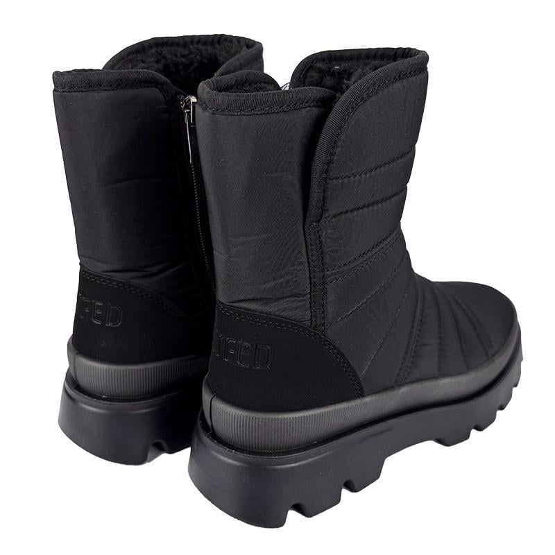 Дутики жіночі високі на замку 50404-1 p. 39 25 см Чорний - фото 4 Дутики жіночі високі на замку 50404-1 p. 39 25 см Чорний - фото 4