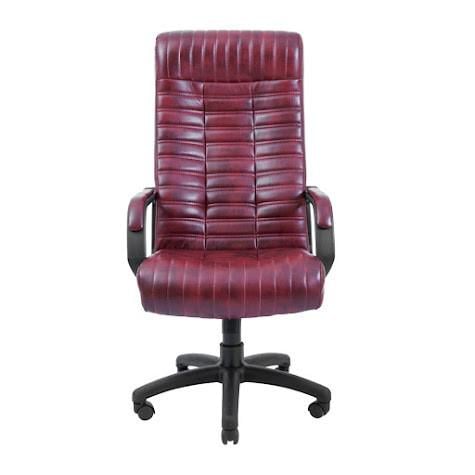 Кресло руководителя офисное Provence VIP Rich M3 MultiBlock натуральная кожа Lux Бордовый (italy_col_235)