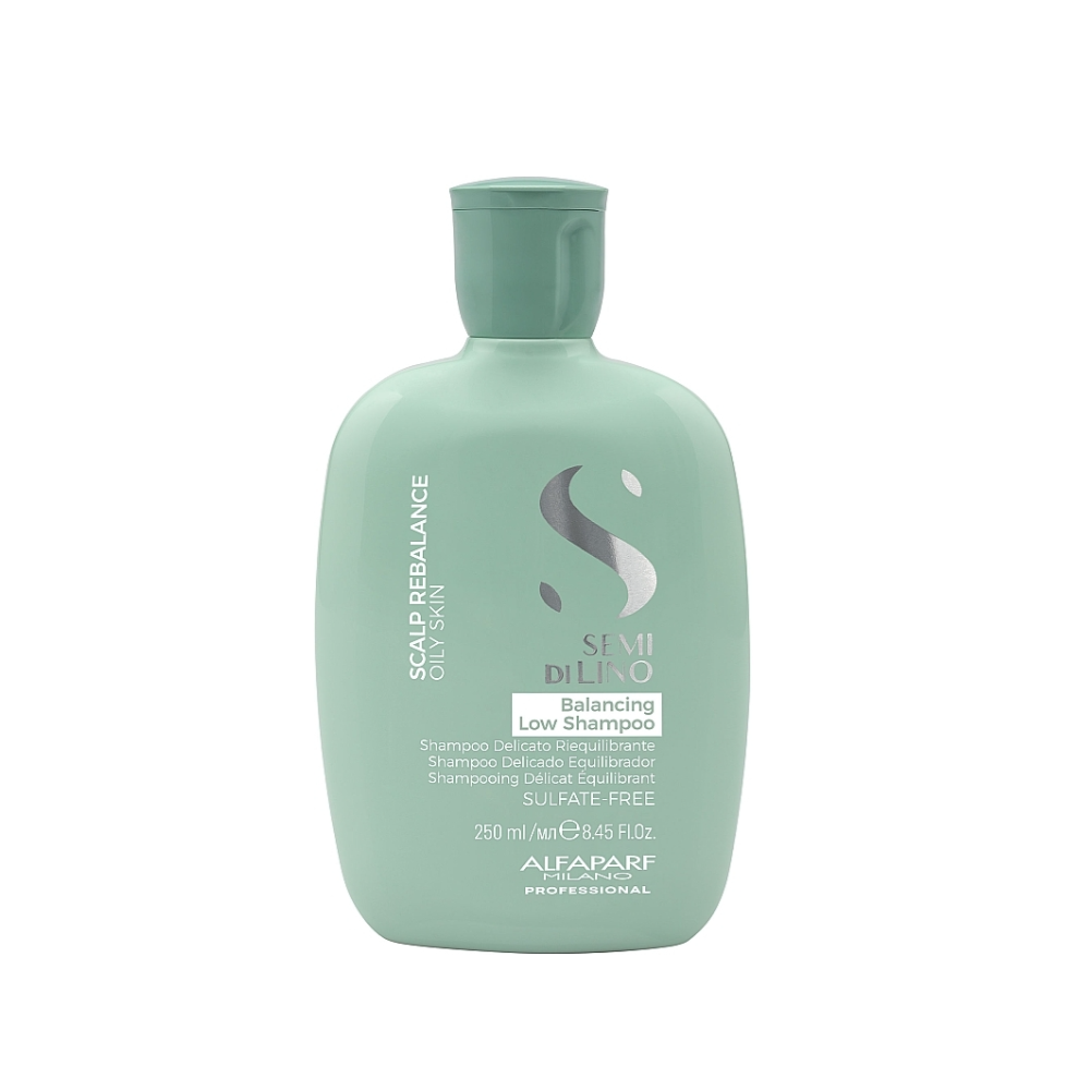 Шампунь для жирної шкіри голови Alfaparf Semi Di Lino Scalp Rebalance Balancing Low Shampoo 250 мл