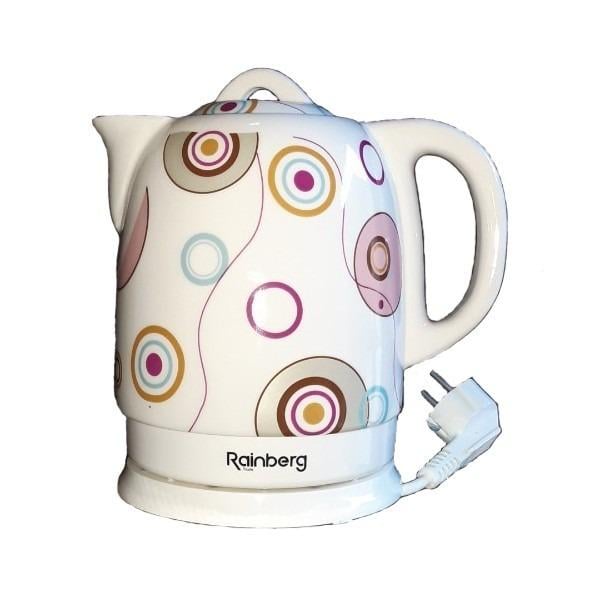 Елетрочайник Rainberg RB-906 керамічний 1,8 л 1500 W з малюнком Елетрочайник Rainberg RB-906 керамічний 1,8 л 1500 W з малюнком