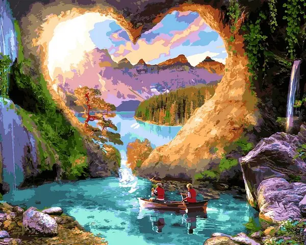 Картина по номерам Mariposa Печера любви 40x50 см (MR-Q2257)