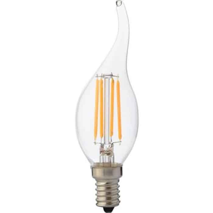 Лампа філаментна HOROZ ELECTRIC Свічка на вітрі LED 4W Е14 2700К 420 Lm 220-240V (001-014-0004-010) Лампа філаментна HOROZ ELECTRIC Свічка на вітрі LED 4W Е14 2700К 420 Lm 220-240V (001-014-0004-010)
