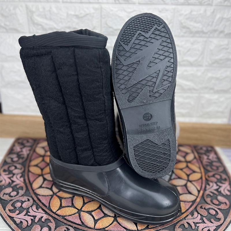 Валянки чоловічі хутряні з калошем шиті VS-007060-10 p. 45 29-29,5 см Чорний