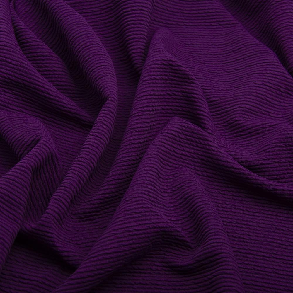 Ткань трикотаж жаккард Арнела Фиолет (23363)