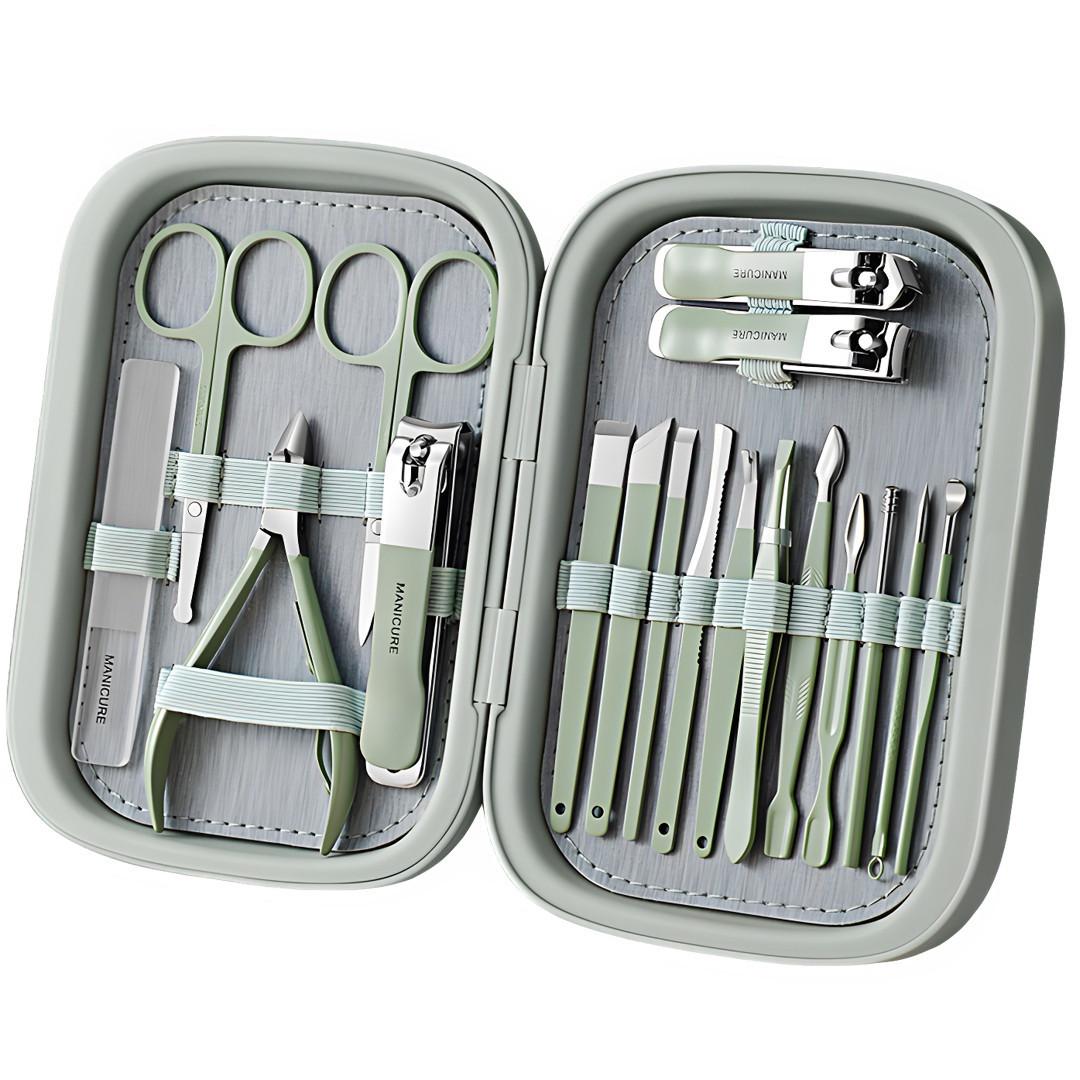 Набір для манікюру і педикюру з нержавіючої сталі (02524)