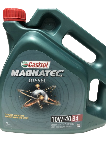 Масло моторне напівсинтетичне дизельне Castrol 10W40 B4 Magnatec-DIESEL 4 л (15CA2B)