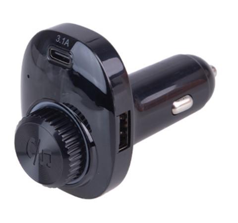 Модулятор FM 5в1 C18S 12-24v 2USB 5V-3.1A Type C 5V-3.1A TF card BT5.0 RGB-ambient light (C18S)