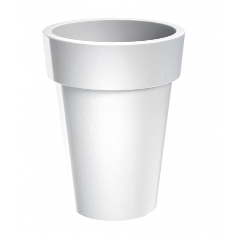 Горшок для цветов Prosperplast Lofly высокий Н-40 см Белый (70707-449)