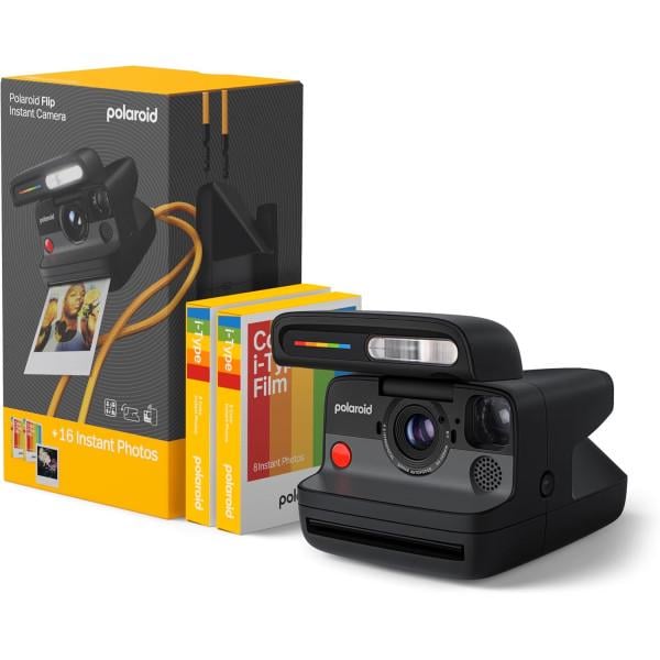 Камера моментальной печати Polaroid Flip/Color Film Bundle 8 photos Black (31209332)