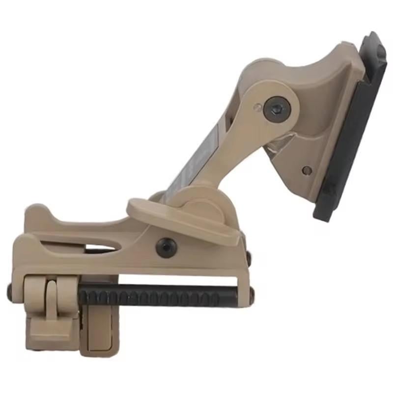 Крепление для ПНВ на шлем с разъемом NVG для PVS-7 PVS-14 Светло-коричневый (101006) - фото 2 Крепление для ПНВ на шлем с разъемом NVG для PVS-7 PVS-14 Светло-коричневый (101006) - фото 2