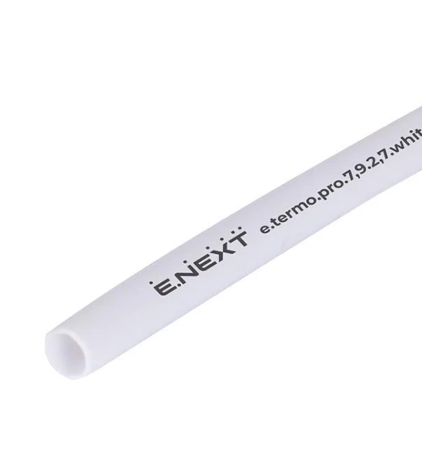 Изоляционная трубка термоусадочная E.NEXT e.termo.pro.4,8.1,6.White Ø 4,8/1,6 мм с клеевым слоем 1 м Белый (p092007)