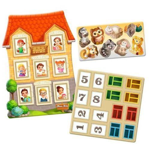 Пазл-сортер Будиночок із завданнями (7325)