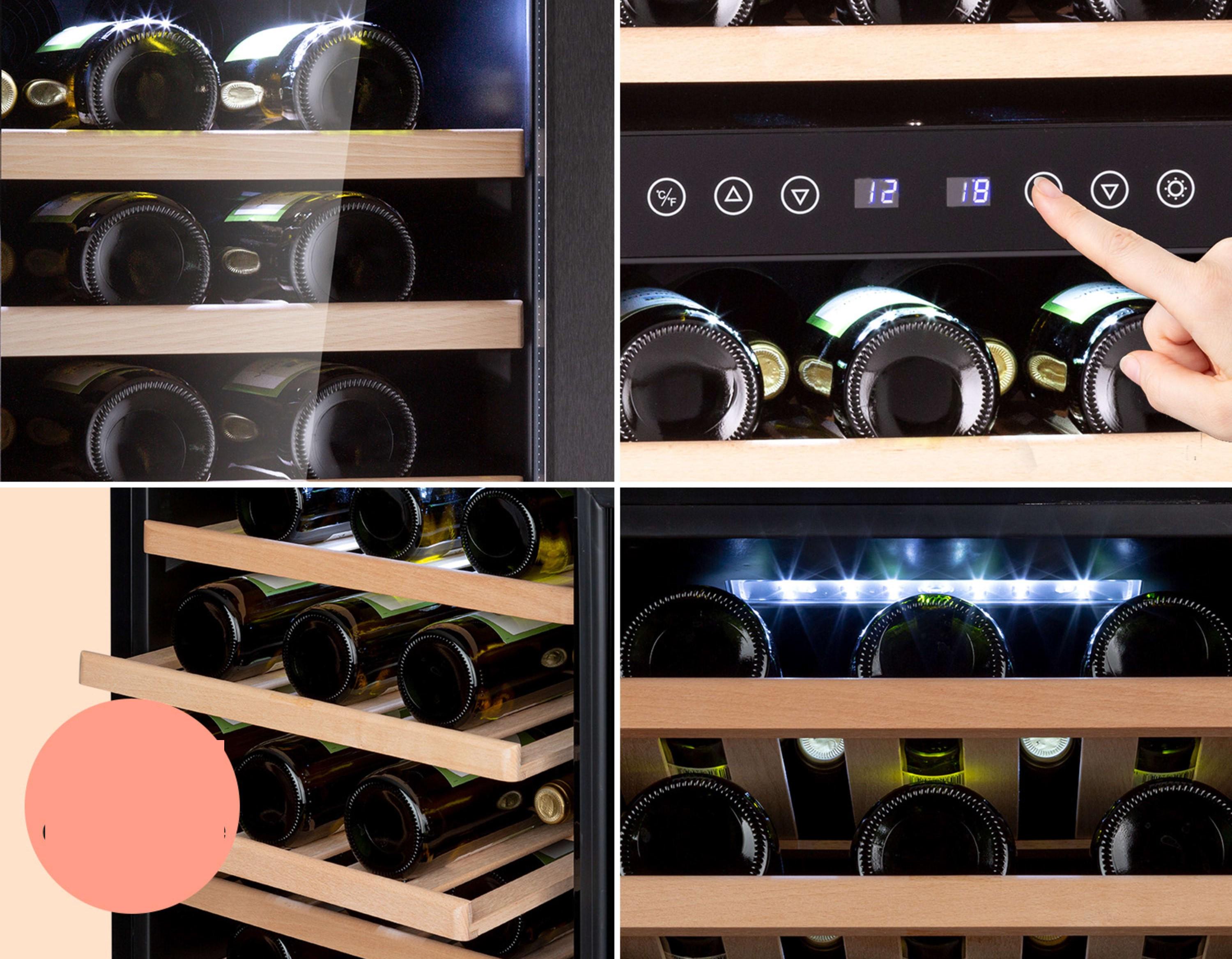 Холодильник для вина KLARSTEIN Vinamour 73 Duo 2 зоны двери (10041314) - фото 2 Холодильник для вина KLARSTEIN Vinamour 73 Duo 2 зоны двери (10041314) - фото 2