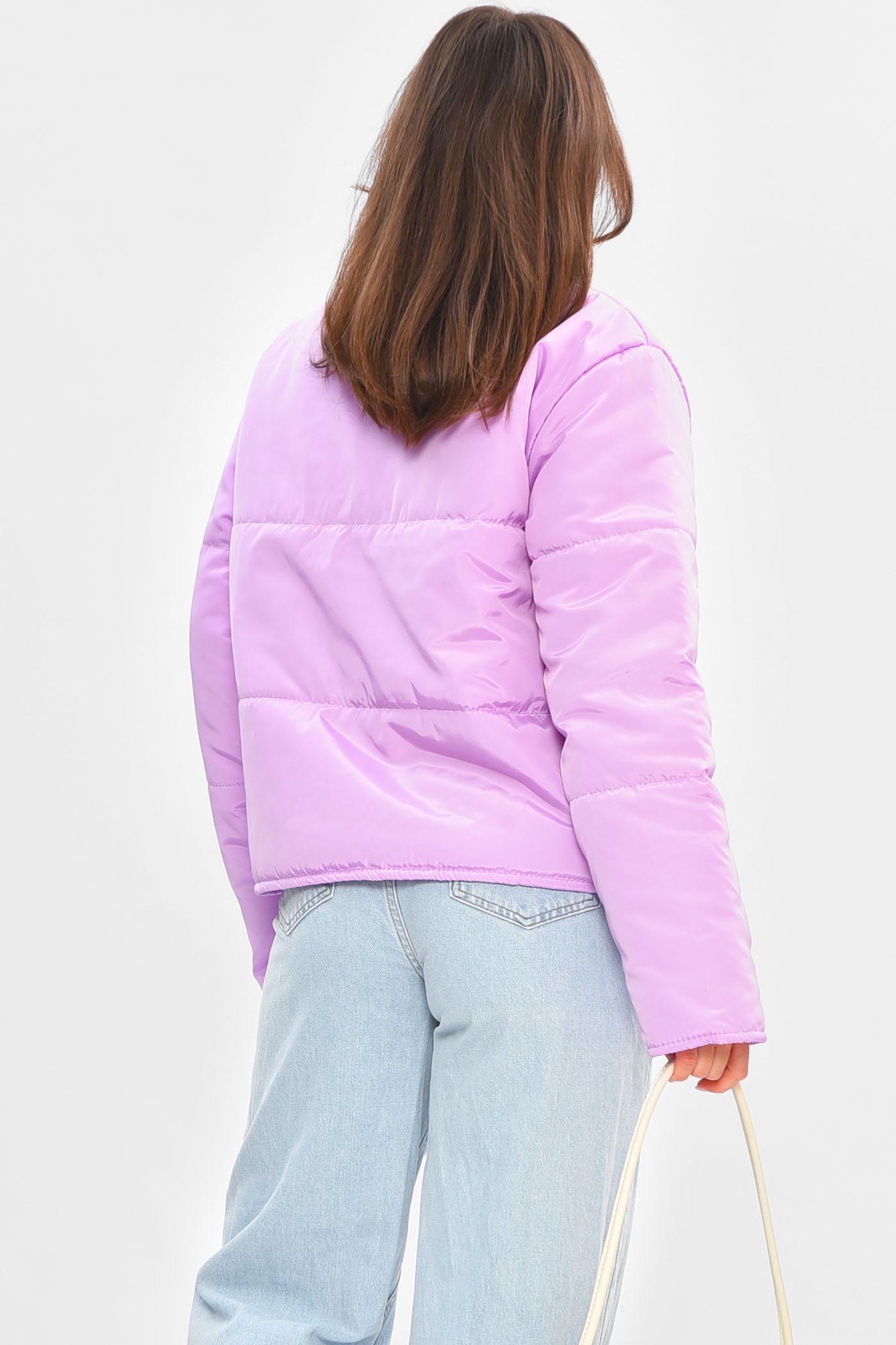 Куртка женская демисезонная р. 44/46 Сиреневый (205270) - фото 3