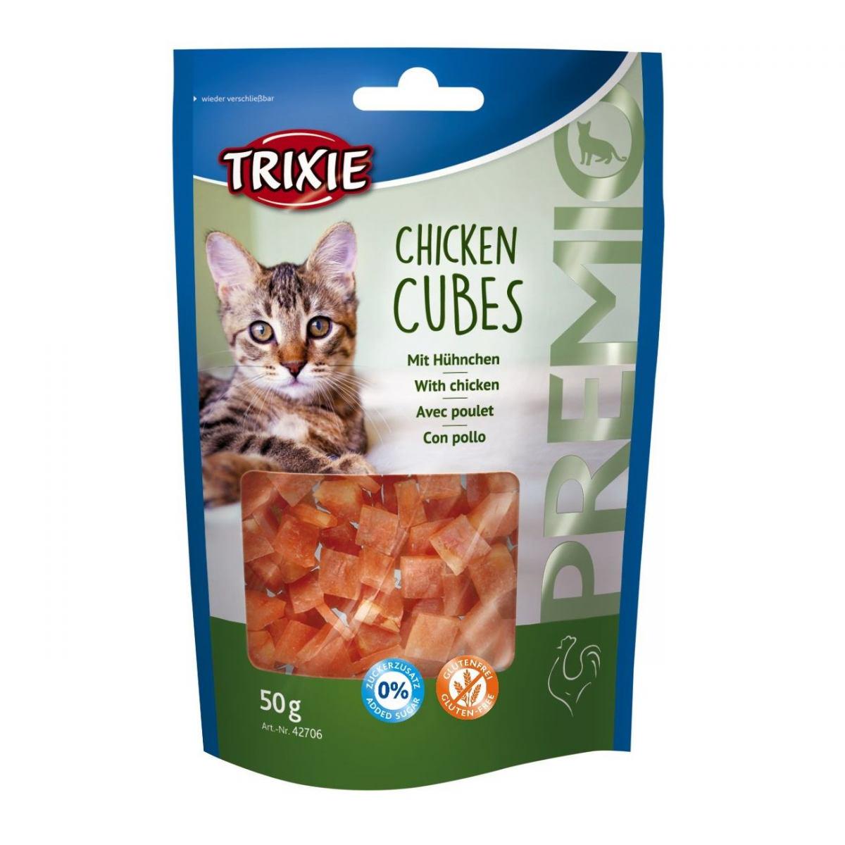 Лакомство для кошек Trixie PREMIO Chicken Cubes 50 г (42706)