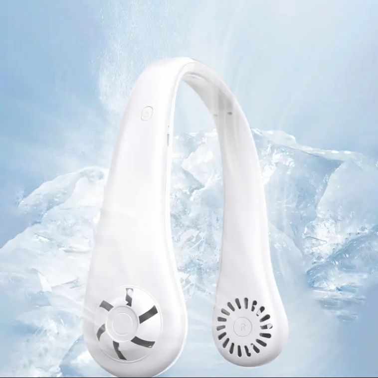 Вентилятор безлопатевий на шию MM04 акумуляторний 3 режими охолодження Білий (2479517704) - фото 6 Вентилятор безлопатевий на шию MM04 акумуляторний 3 режими охолодження Білий (2479517704) - фото 6