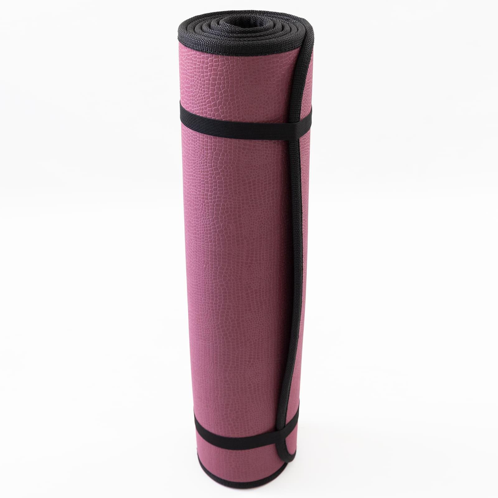 Килимок для йоги та фітнесу OSPORT Yoga Pro+ EVA двошаровий 8 мм Бордово-чорний (OF-0275) - фото 5 Килимок для йоги та фітнесу OSPORT Yoga Pro+ EVA двошаровий 8 мм Бордово-чорний (OF-0275) - фото 5