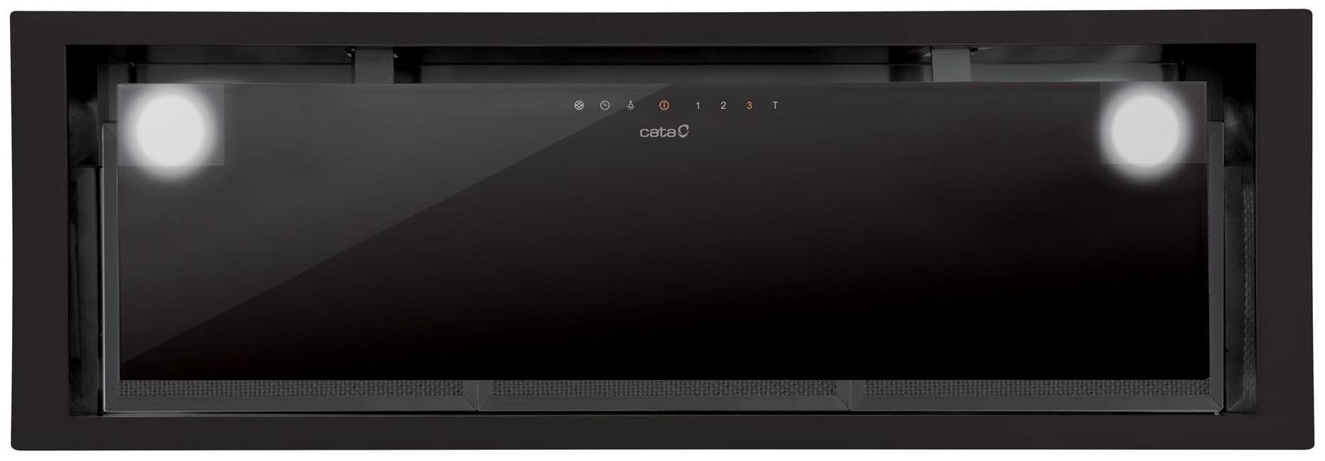 Вытяжка встраиваемая Cata Gc Dual 75 BK 80 см 1200 м³/ч Черный (02131208)