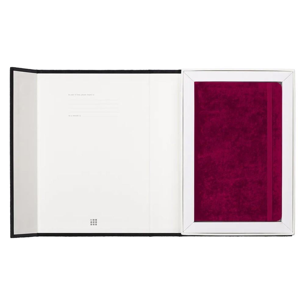 Нотатник Moleskine Velvet середній лінія + бокс Червоний (LCNBVELVQP060C) - фото 2