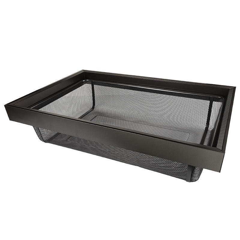 Корзина для одежды Muller металлическая сетка 800/761/795 мм Оникс (4412)