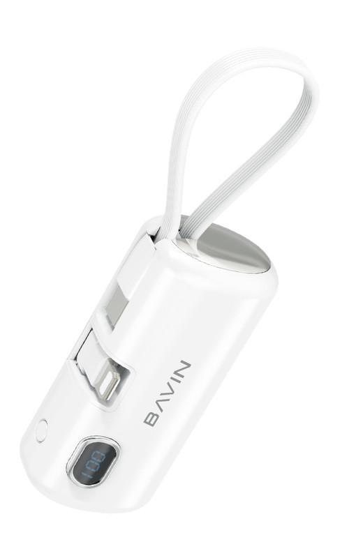 Повербанк BAVIN PC1092S Mini FAST CHARGING 22,5W 5000 mAh White (Y-PC1092S-WH)