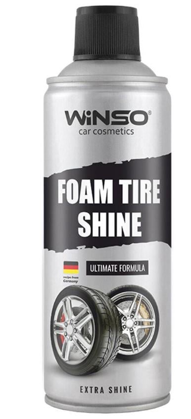 Чернение для шин WINSO Foam Shine для обновления цвета и защиты от ультрафиолета (850100)