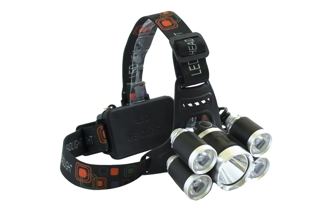 Налобный фонарь Bailong RJ-5000 аккумуляторный 4 режима Черный (2523523523523)