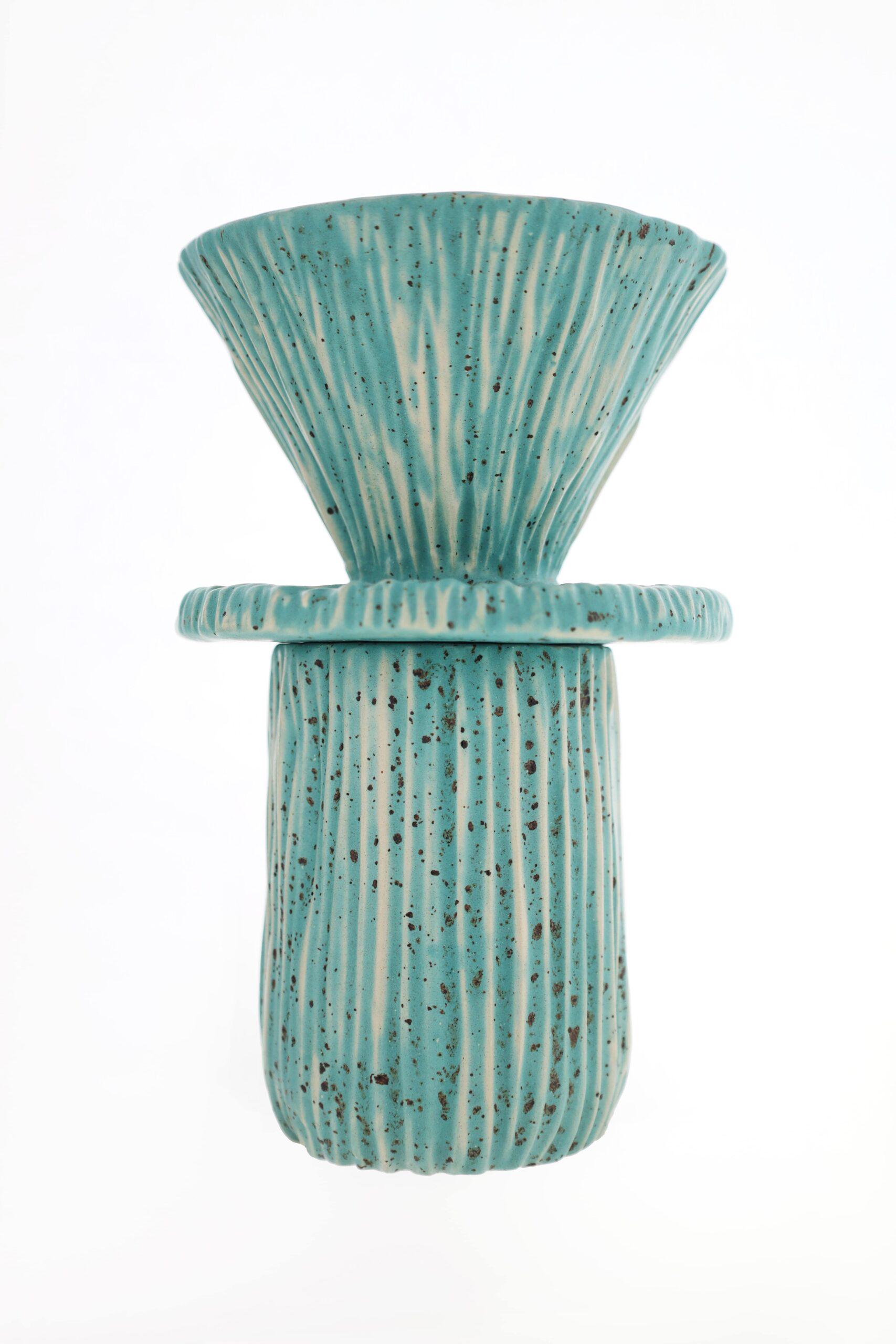 Набор кофейный Лагуна пуровер/воронка V60/чашка ручной работы (POV-005)