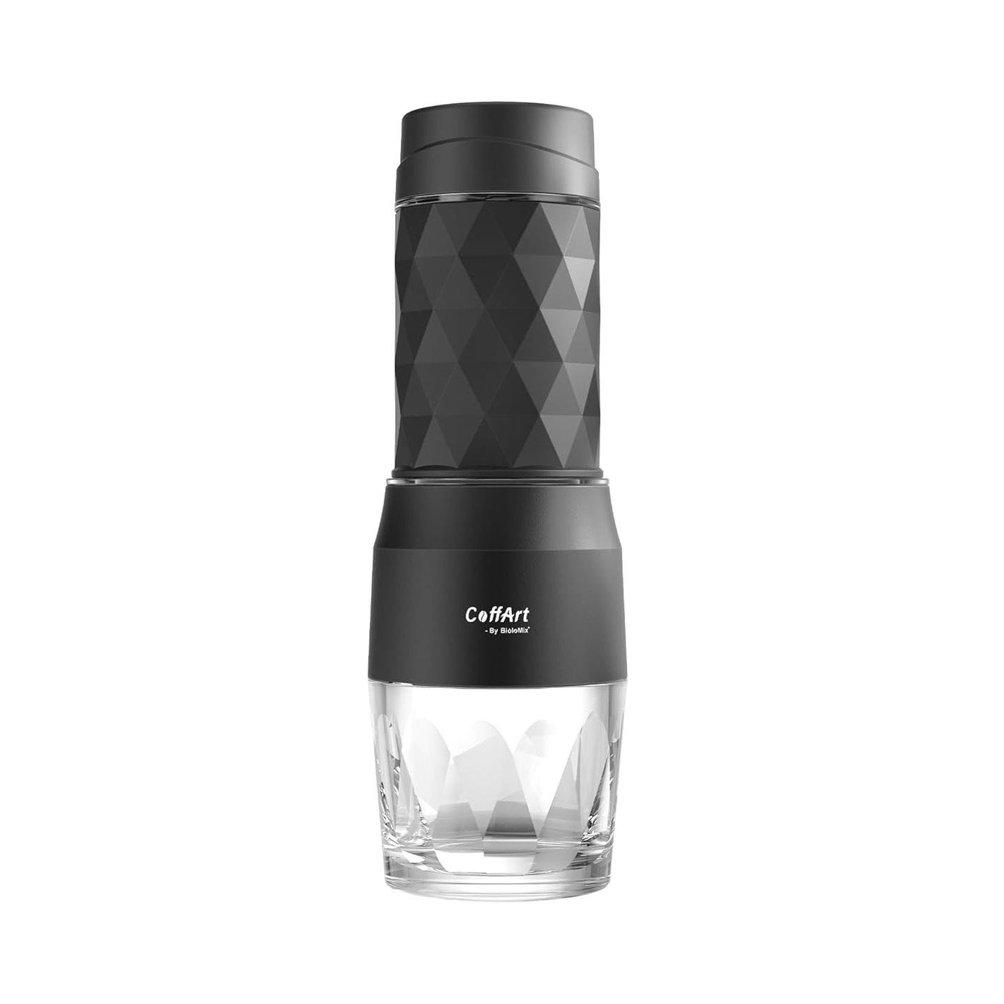 Кавоварка портативна Biolomix Espresso Machine HS-8439 для капсул і меленої кави Чорний (2387)