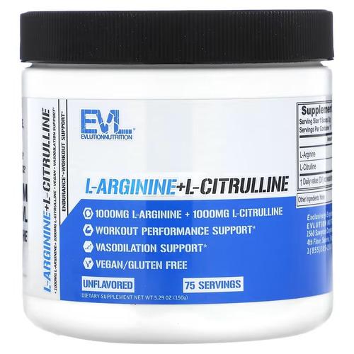 Аргинин EVLution Nutrition L-Arginine + L-Citrulline 150 г (EVL-02927) Аргинин EVLution Nutrition L-Arginine + L-Citrulline 150 г (EVL-02927)