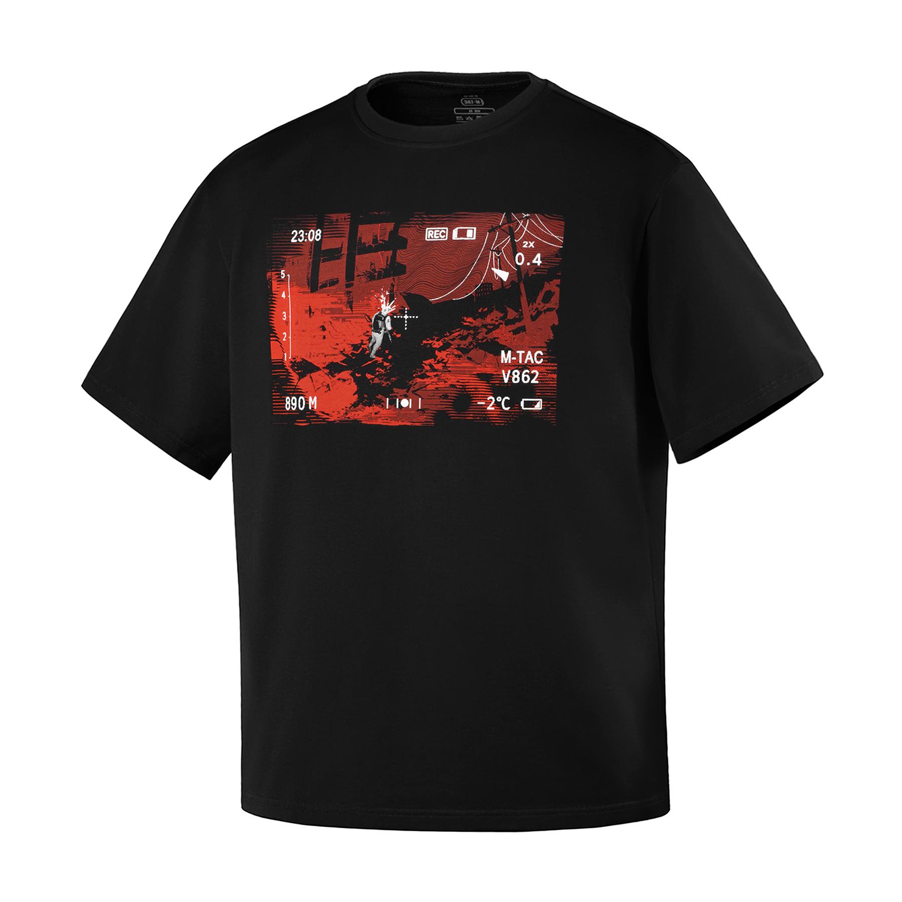 Футболка M-Tac One Shot Oversize XL Black Футболка M-Tac One Shot Oversize XL Black