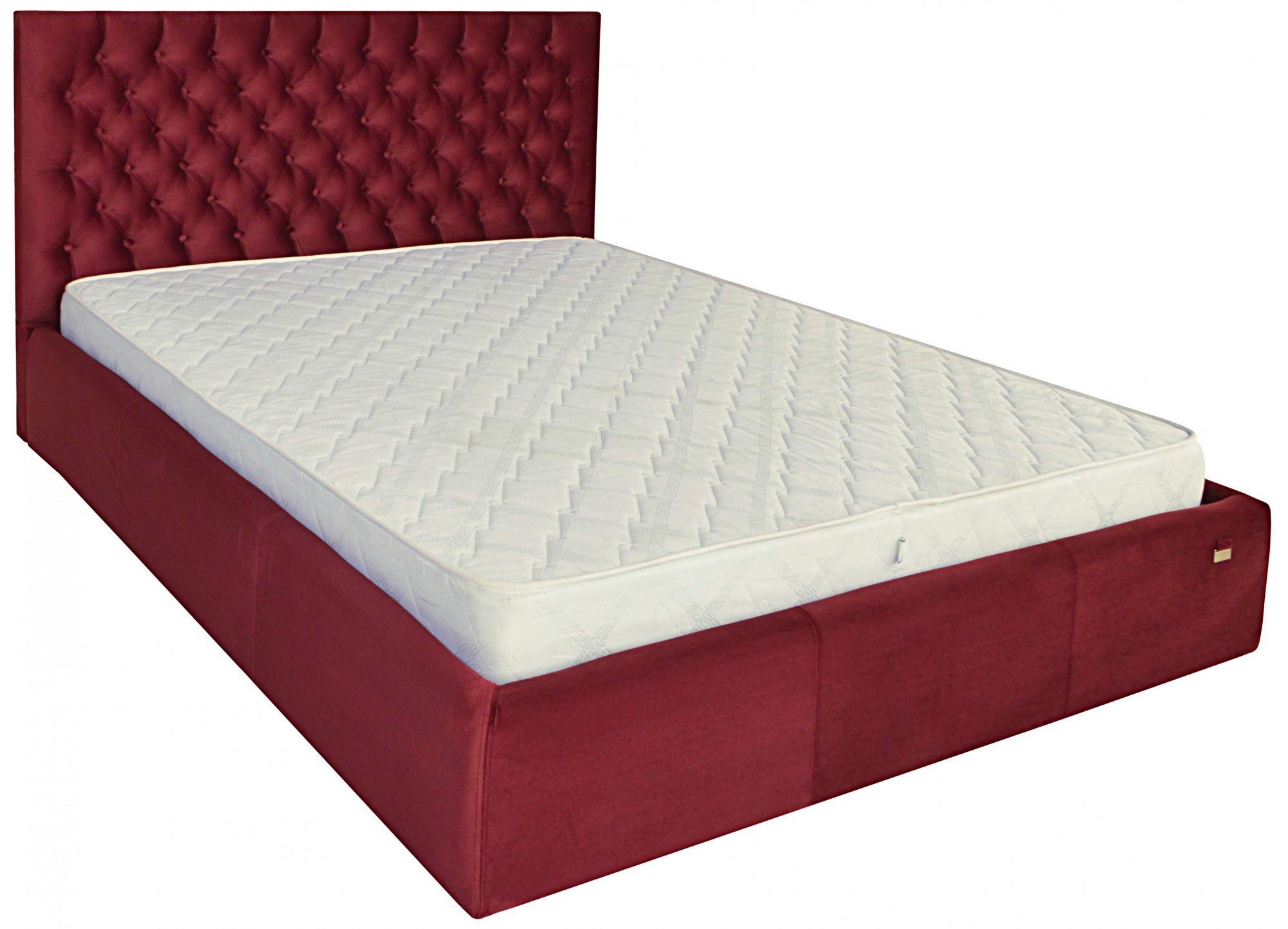 Кровать Cambridge VIP Missoni 026 140х190 см Бордовый - фото 2