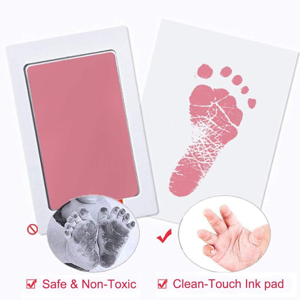 Набор для создания отпечатков детских ручек и ножек Розовый - фото 2 Набор для создания отпечатков детских ручек и ножек Розовый - фото 2
